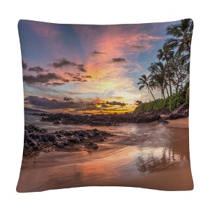 Pierre Leclerc' 16 X 16 Decorative Throw Pillow by Trademark Fine Art - 1 of 4