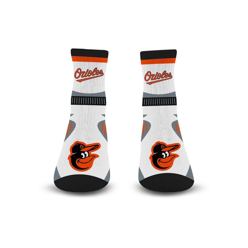 MLB Baltimore Orioles Large Quarter Socks, 3 of 5