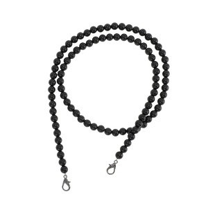 Unique Bargains Faux Pearl Handbag Strap Black 1 Pc - 1 of 4