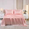 Satin Ruffle Comforter Set Bed in a Bag – 6/8-Piece Luxury Waterfall Bedding with Sheets, Pillowcases & Cushion Cover, Soft Silky Quilt - 4 of 4