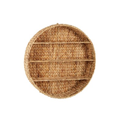 Coastal Dried Plant Material Wall Shelf Brown - Olivia & May