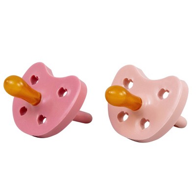 Bebe au Lait Natural 2pk Rubber Pacifier