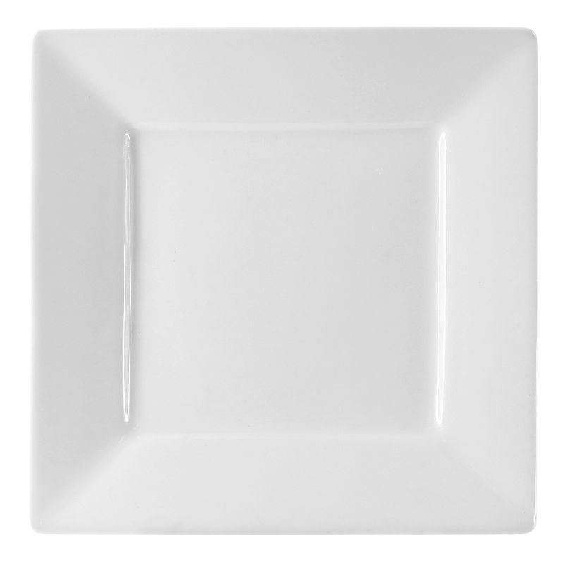 Gibson Home Our Table Simply White Fine Ceramic 6 Piece 7.25in Salad Plate Set in White, 2 of 7