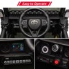12V Ride on Car for Kids, Electric Kids Car with Remote Control, Music, LED Lights, Suspension, Double Doors, Safety Belt - 3 of 4