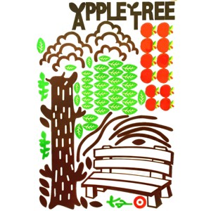 Slickblue Nature-Themed Apple Tree Wall Decals – Decorative Vinyl for Bedroom, Living Room, or Nursery – 23.6" x 35.4" - 1 of 3