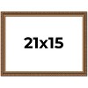 PosterPalooza | Classic Gold Picture Frame - UV Acrylic, Backing Board, Hanging Hardware Included - 2 of 4