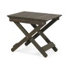 Portable Acacia Wood Folding Table,Outdoor Side Table With  Slat Paneling And A Foldable Frame,Folding Table Small - The Pop Home - 4 of 4