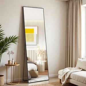 FONTOI Arched/Rectangle Full Length Floor Mirror with Aluminum Alloy Frame Large Standing Mirror for Bedroom Living Room Entryway Bathroom - 1 of 4