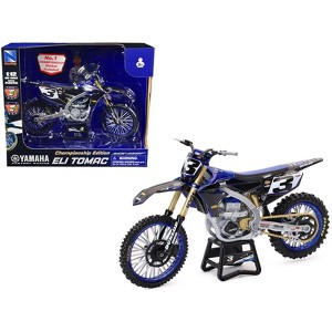 Yamaha YZ450F Championship Edition Motorcycle #3 Eli Tomac "Yamaha Factory Racing" 1/12 Diecast Model by New Ray - 1 of 4