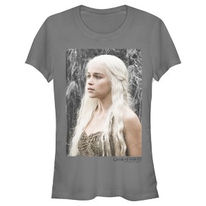 Juniors Womens Game of Thrones Daenerys Targaryen Portrait T-Shirt - 1 of 3