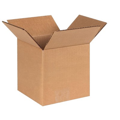 The Packaging Wholesalers 6 x 6 x 6 Shipping Boxes ECT Rated Brown BS060606