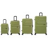 InUSA Aurum Lightweight Hardside Spinner 4pc Luggage Set - Green - 2 of 4