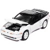 1991 Eagle Talon TSi Bright White with Black Top "Modern Muscle" Series 1/64 Diecast Model Cars by Auto World - 3 of 4