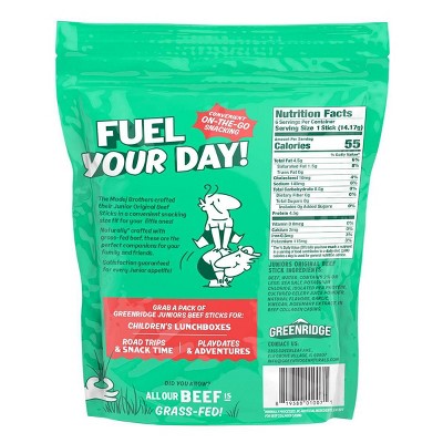 Greenridge Juniors Original Beef Multipack Meat Sticks - 3oz