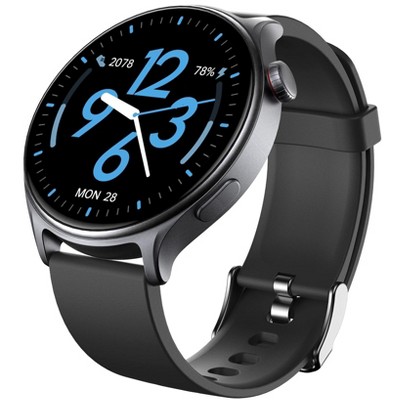HONGGE Smart Watch with 1.46" HD Display, Bluetooth Calling, Blood Oxygen Monitor, 100+ Sports Modes, Bonus Leather Strap Included