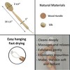 Evideco French Home Goods Natural Wood Bath Brush Collection: Deep Cleansing and Relaxing - 3 of 4