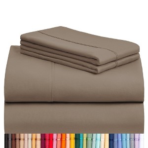 LuxClub 4-5 PC Silky Soft Cooling Deep Pocket Performance Sheet Set - 1 of 4