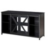Okak Storage Cabinet with 6 Shelves, Aquarium Stand with Cabinet for Fish Tank Accessories Storage for Living Room, Enterway - 2 of 4