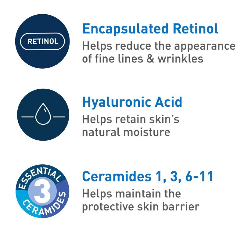 CeraVe Skin Renewing Anti-Aging Face Cream with Sunscreen and Retinol &#8211; SPF 30 &#8211; 1.76oz, 5 of 13