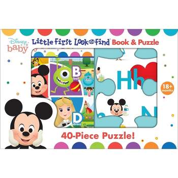Disney Baby: Little First Look and Find Book & Puzzle - by  Pi Kids (Mixed Media Product)