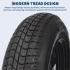 2-Pack Trailer Tire On Rim ST205/75D14 Trailer Tires and Wheels 5 Lug on 4.5 in PCD Trailer Tires with 14 in Rims Load Range C 6PR Black - 4 of 4