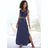Women's V-Neck Maxi Dress - LASCANA - 3 of 4