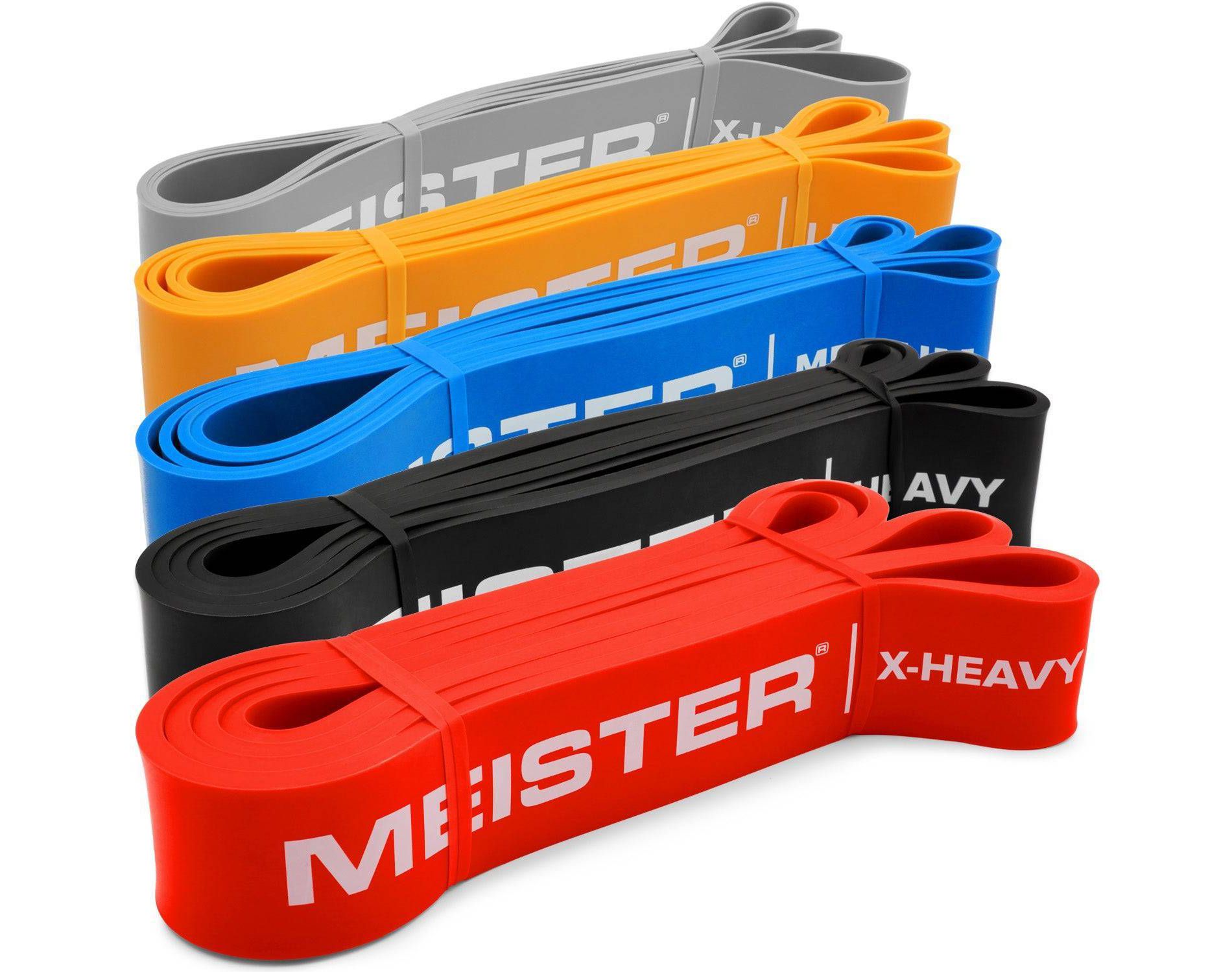 Meister X Band 41"x2" Comfort Resistance Flat 5 Band Set