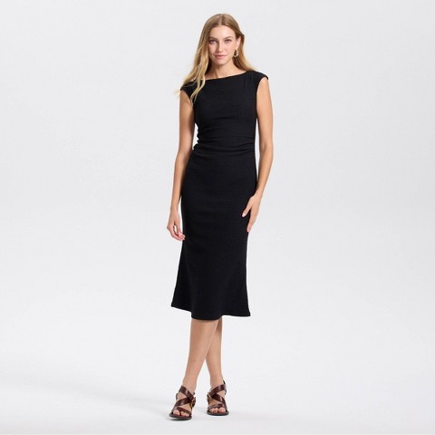 Женские платья A New Day Women's Sleeveless Textured Knit Midi Bodycon Dress - A New Day™ Brown S