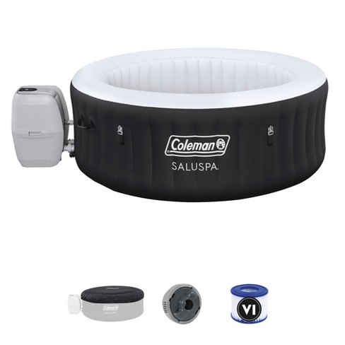 Coleman Saluspa 2 To 4 Person Inflatable Round Outdoor Hot Tub Spa With ...