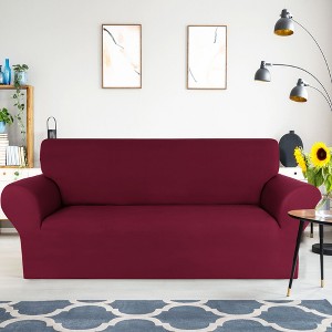 PiccoCasa Armchair Cover Stretch Sofa Couch Slipcover 1 Pc - 1 of 4