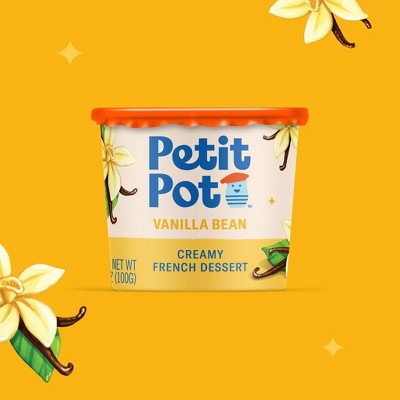 Petit Pot Vanilla Bean Creamy French Dessert Paper Cups - 7oz/2ct