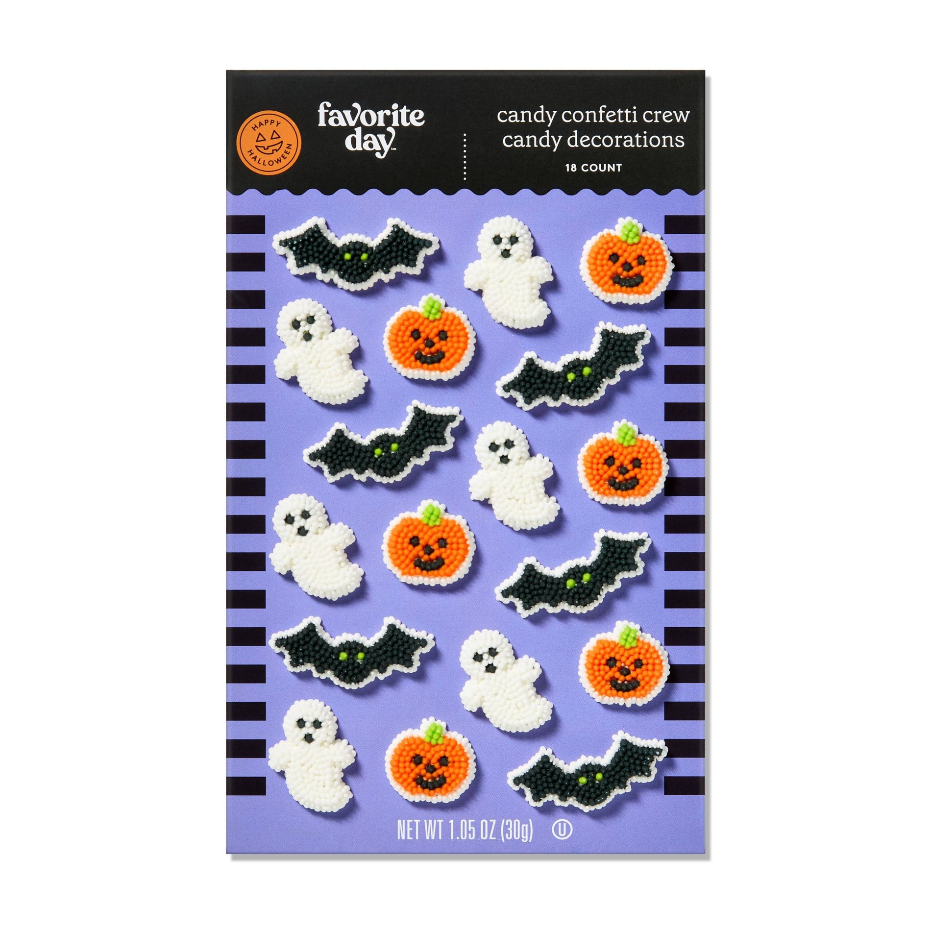 Halloween Candy Confetti Crew Dot Candy Cards - 1.05oz - Favorite Day™