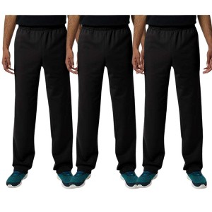 EG PRO Tech Fleece Jogger Pants Sweatpants Soft Casual & Loungewear - 3 Pack - 1 of 4