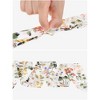 Elerevyo Women's Floral Chiffon Lightweight Skinny Neck Scarf Neckerchief - 4 of 4