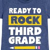 Girls' - Instant Message - Ready To Rock Third Grade Fitted Short Sleeve Graphic T-Shirt - 2 of 4