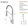 CUPC Certified Pull-down Kitchen Faucet - 2 of 4