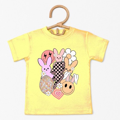 The Juniper Shop Retro Easter Collage Toddler Short Sleeve Tee