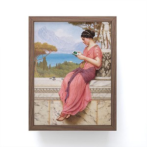 Jonas Loose The Game Of Love Framed Mini Art Print 4" (H) x 3" (W) x 1" (D) - Society6 - 1 of 3