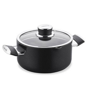 Korkmaz Lena Ceramic Low Dutch Oven with Glass Lid, High-Performance Cookware - 1 of 4
