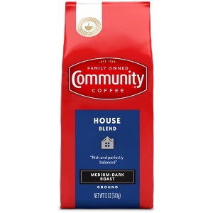 Community® Coffee House Blend Medium-Dark Roast Ground Coffee 12 oz. Bag, Pack 2 - 1 of 3