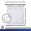Filter King 11.25x19.25x1 Air Filter | 4-PACK | Carbon MERV 8 HVAC Pleated A/C Furnace Filters | MADE IN USA | Actual Size: 11.25 x 19.25 x .75" - 2 of 4