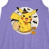 Girls' - Pokémon - Pikachu Moon Witch Graphic Sleeveless Aline Dress - 2 of 3