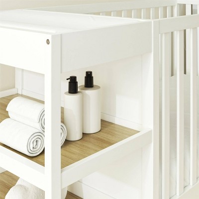 White Pine 3-in-1 Convertible Crib and Changer Combo