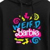 Women's - Barbie - Weird Barbie Cropped Graphic Hoodie - 2 of 3