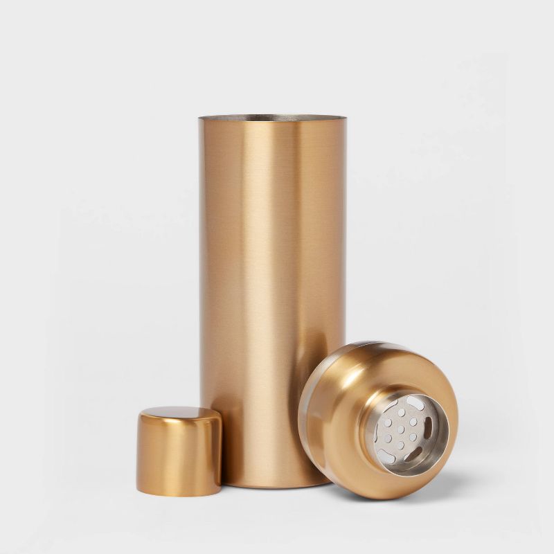 Metal Cocktail Shaker Gold - Threshold&#8482;, 4 of 5