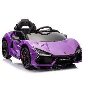 Jojoka 12V Ride On Car Licensed Lamborghini Revuelto Battery Powered Sports Car Toy w/ Bluetooth,Music,Remote Control,Headlight - 1 of 4