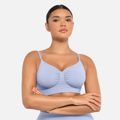 Feelingirl Women's Smooth Seamless Comfort Wireless Bra Black S