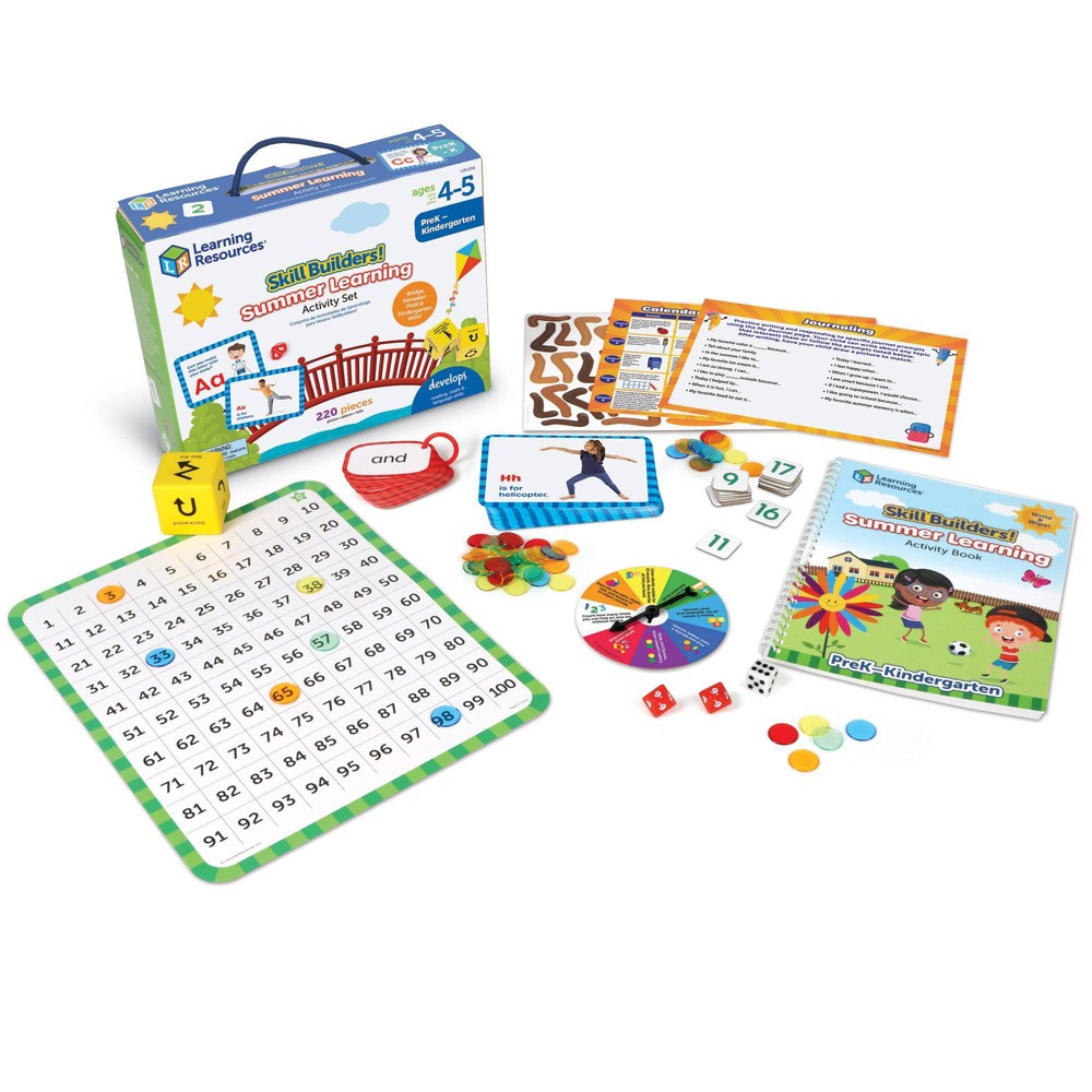 Learning Resources Skill Builders Summer Learning Activity Set PreK to K