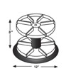 Azar Displays Two Tier Revolving Display 8"H x 11"Dia. - 12 Sections - 3 of 4