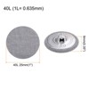 Unique Bargains Suit Dress Blouse Aluminum Fabric Cloth Covered Sewing Buttons 30 Pcs - 2 of 4
